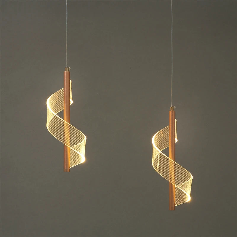 suspension en acrylique design nordique moderne pour restaurant - vue 6 sur 8