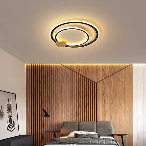 plafonnier led moderne en aluminium design pour intérieur élégant - vue 2 sur 8