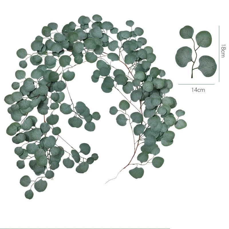 guirlande d'eucalyptus artificiel pour décoration de mariage et table - vue 13 sur 23