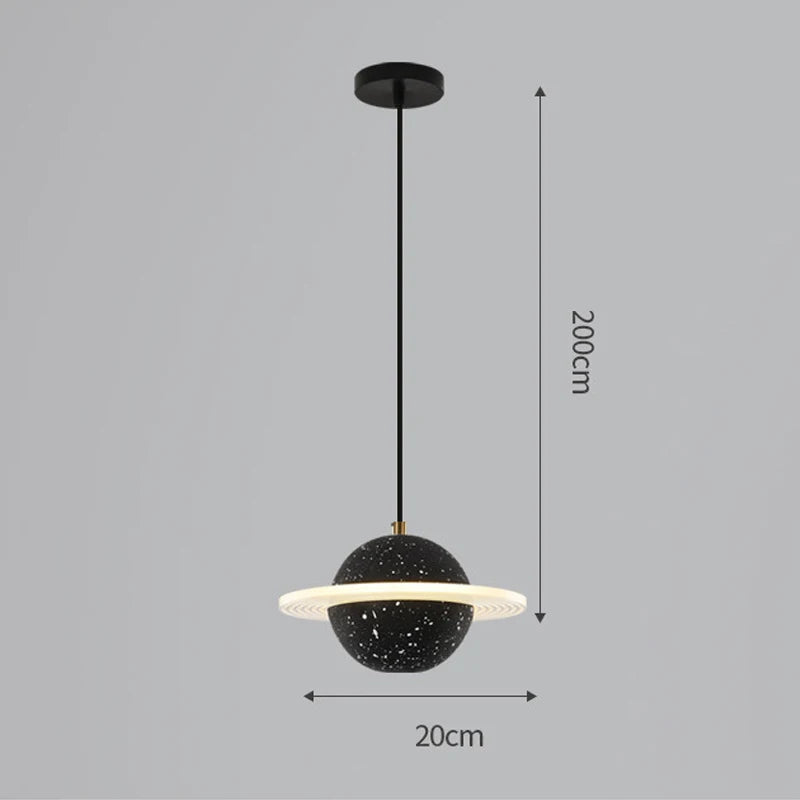 suspension en résine planet pour décoration intérieure moderne - vue 11 sur 18