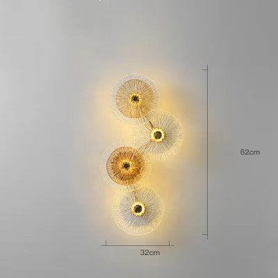 applique murale de luxe en verre design moderne personnalisable - vue 8 sur 8
