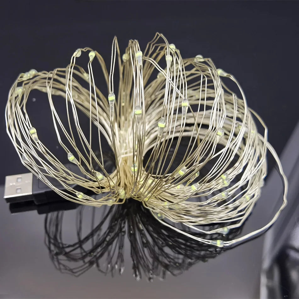 guirlande lumineuse led étanche pour décorations de fête et mariage - vue 4 sur 12