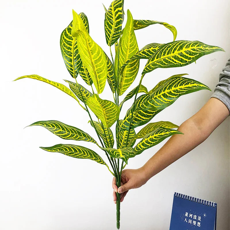 plante artificielle monstera tropicale à feuilles décoratives pour intérieur jardin - vue 11 sur 13