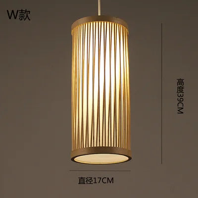 lustre en bambou style zen pour ambiance relaxante - vue 23 sur 29
