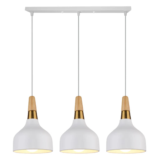 luminaire suspendu led moderne nordique en aluminium rétro - vue 15 sur 16