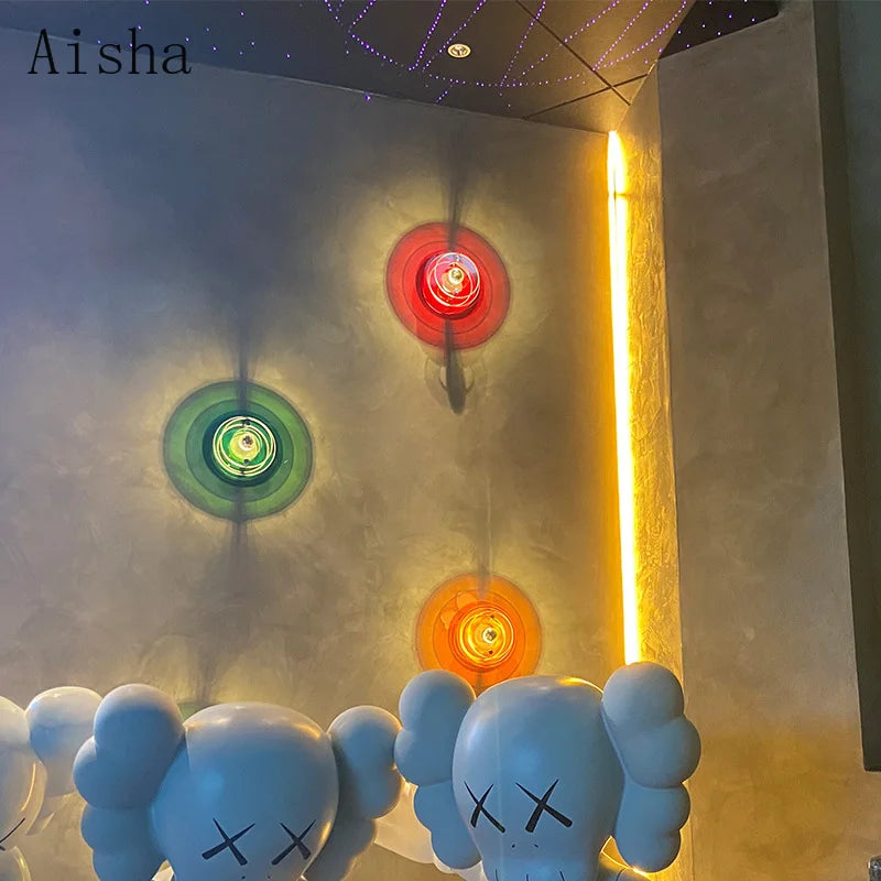 applique murale led en forme dovni pour décoration moderne - vue 6 sur 13