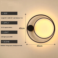 applique murale led moderne décorative pour intérieur