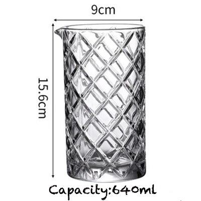 Verre à cocktail clouté gothique 700 ml