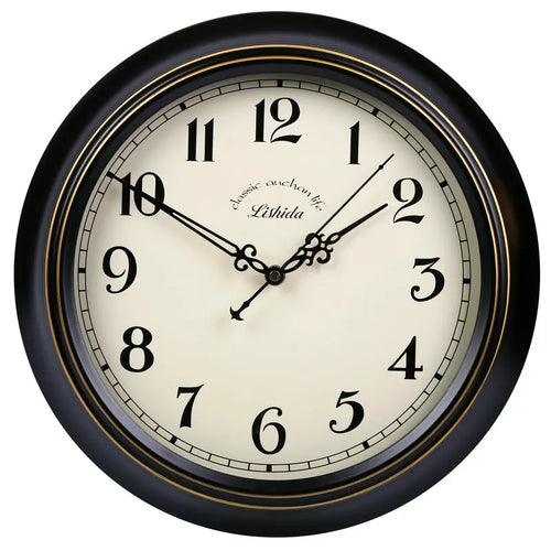 horloge murale silencieuse rétro style shabby chic décoration intérieure - vue 19 sur 24