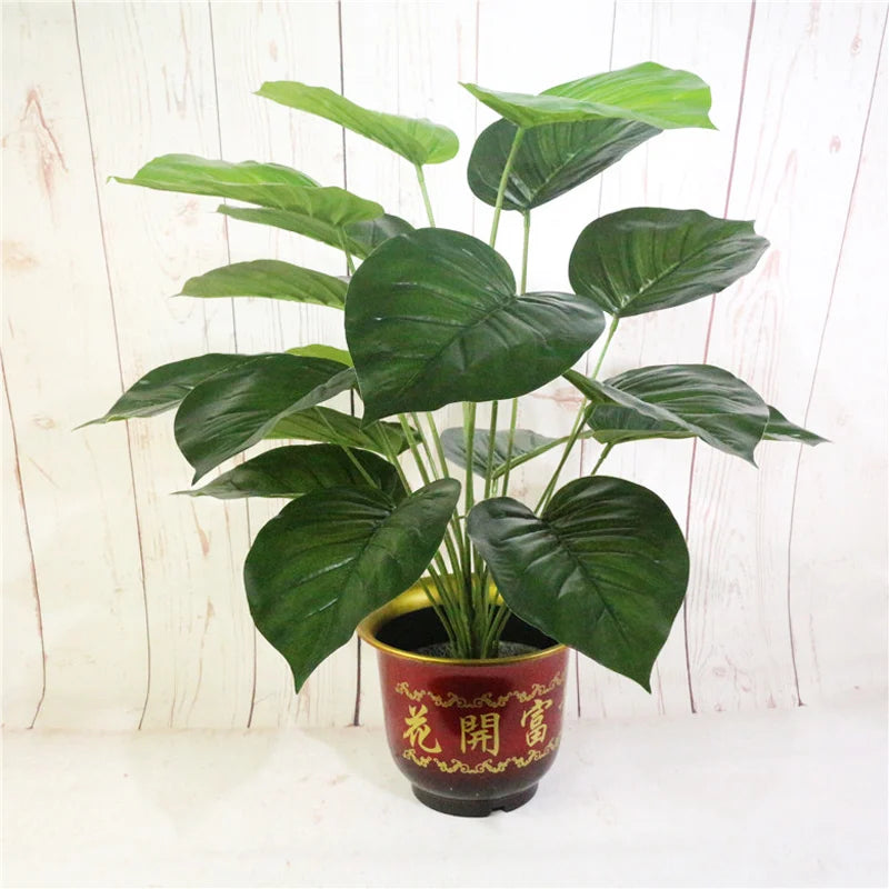 plantes artificielles tropicales monstera pour décoration intérieure - vue 6 sur 9