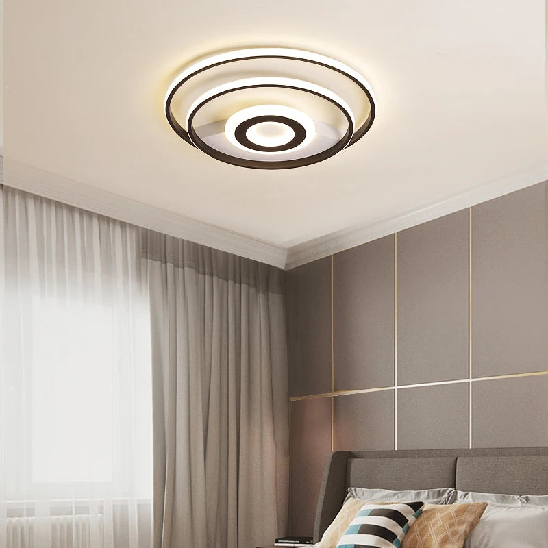 plafonnier led rond design moderne pour un éclairage intérieur décoratif - vue 3 sur 18