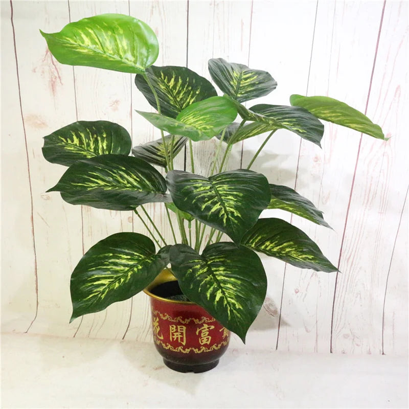 plantes artificielles tropicales monstera pour décoration intérieure - vue 3 sur 9