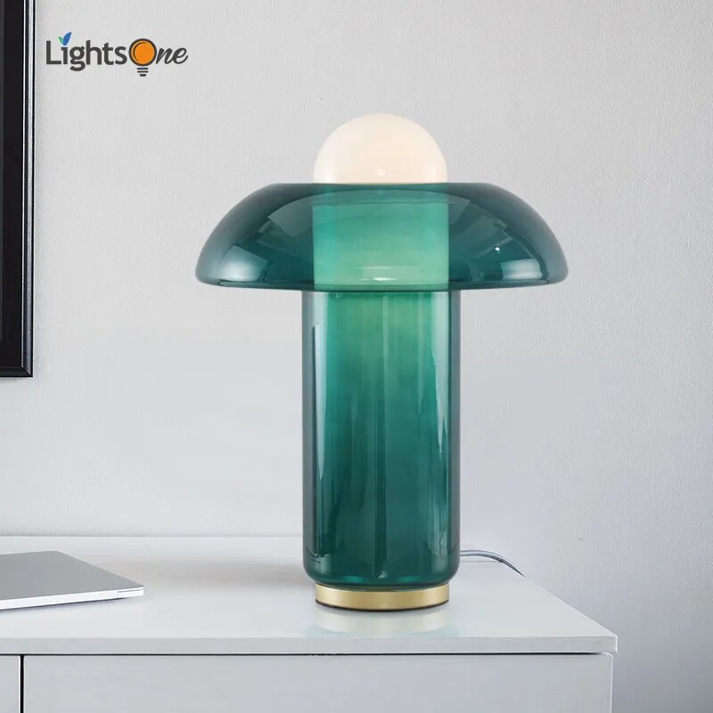 Lampe émeraude minimaliste boutique