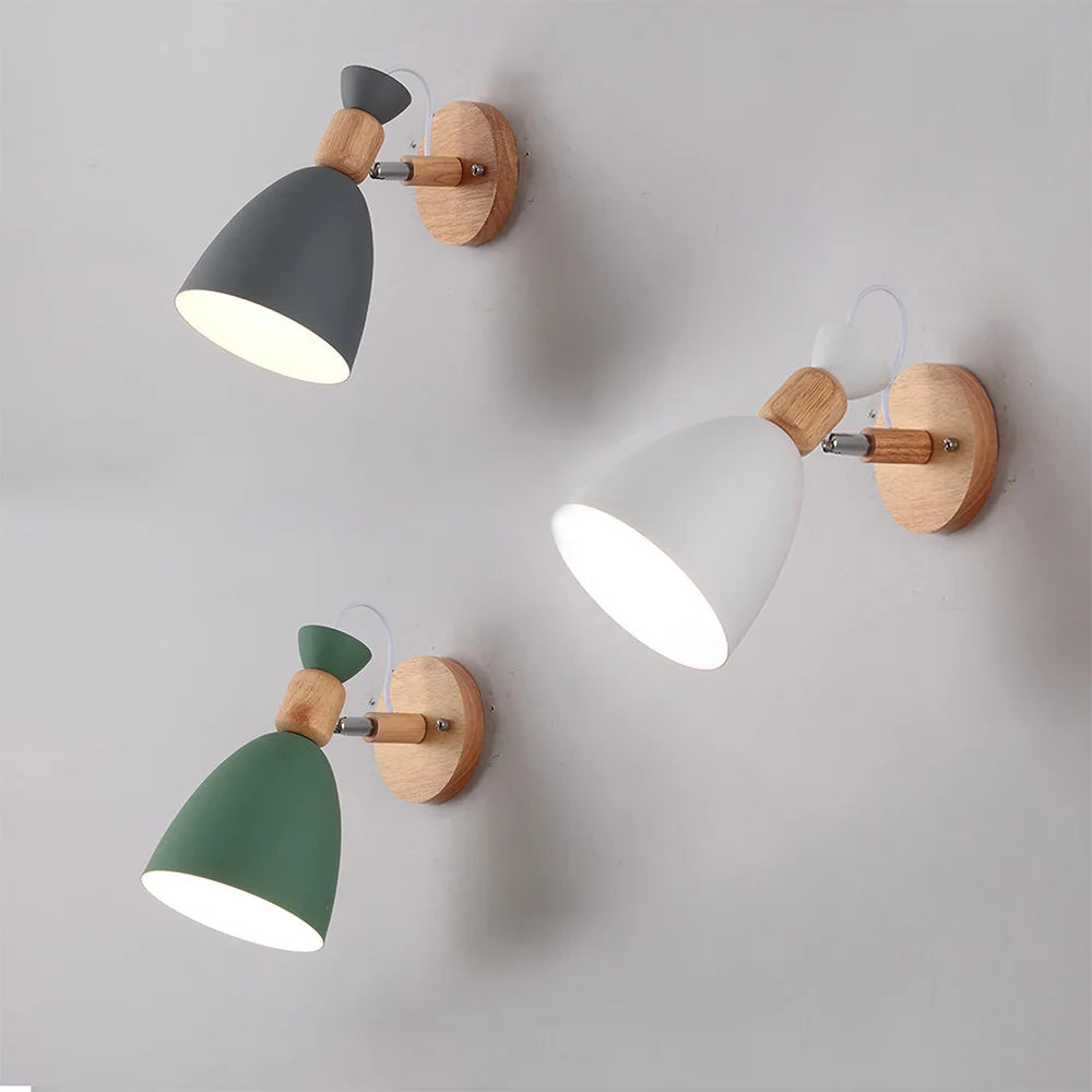 applique murale décorative pour chambre d enfants en fer et bois - vue 3 sur 6