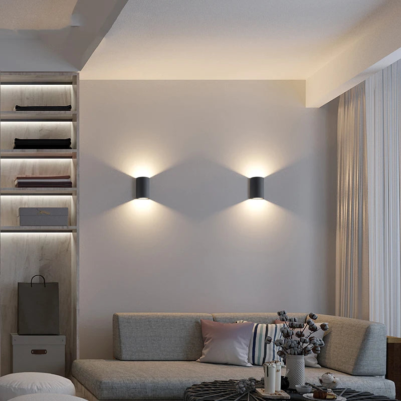 Applique murale led moderne pour extérieur étanche en aluminium