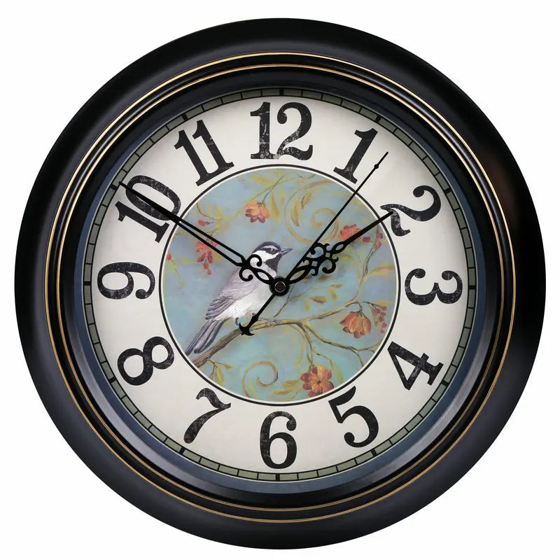 horloge murale silencieuse rétro style shabby chic décoration intérieure - vue 13 sur 24