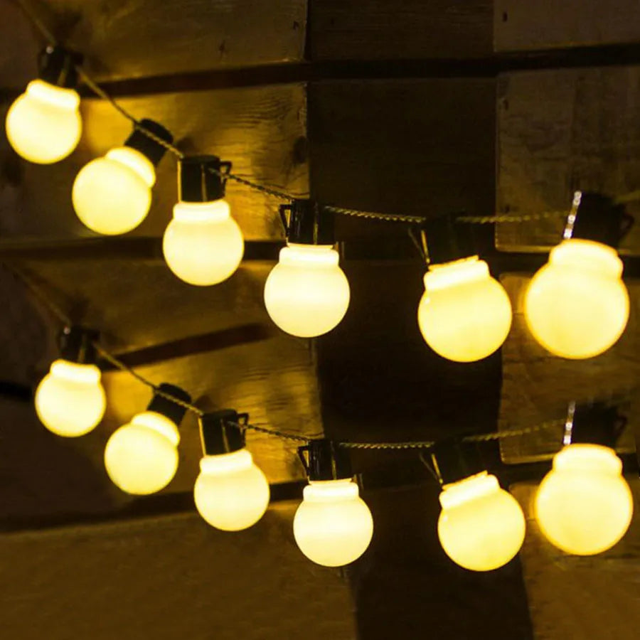 guirlande lumineuse led pour décoration extérieure festive - vue 5 sur 8