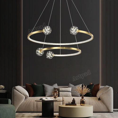 suspension en verre de luxe pour intérieur élégant - vue 6 sur 12