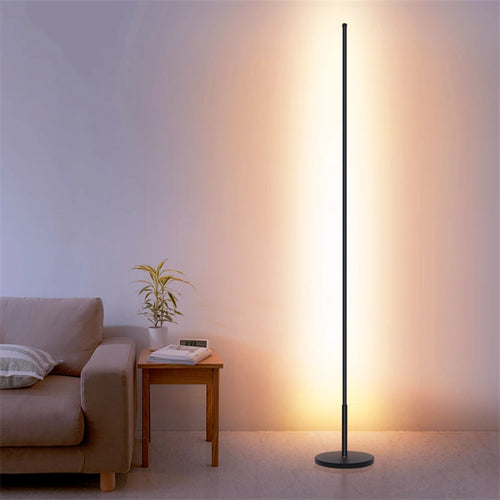 Lampadaire LED moderne salon minimaliste