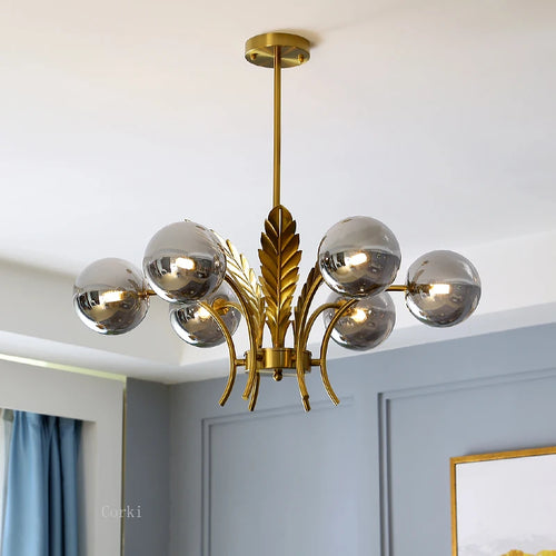 lustre moderne en verre design minimaliste pour intérieur élégant - vue 2 sur 10