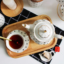 Service a the anglais porcelaine fine peint main