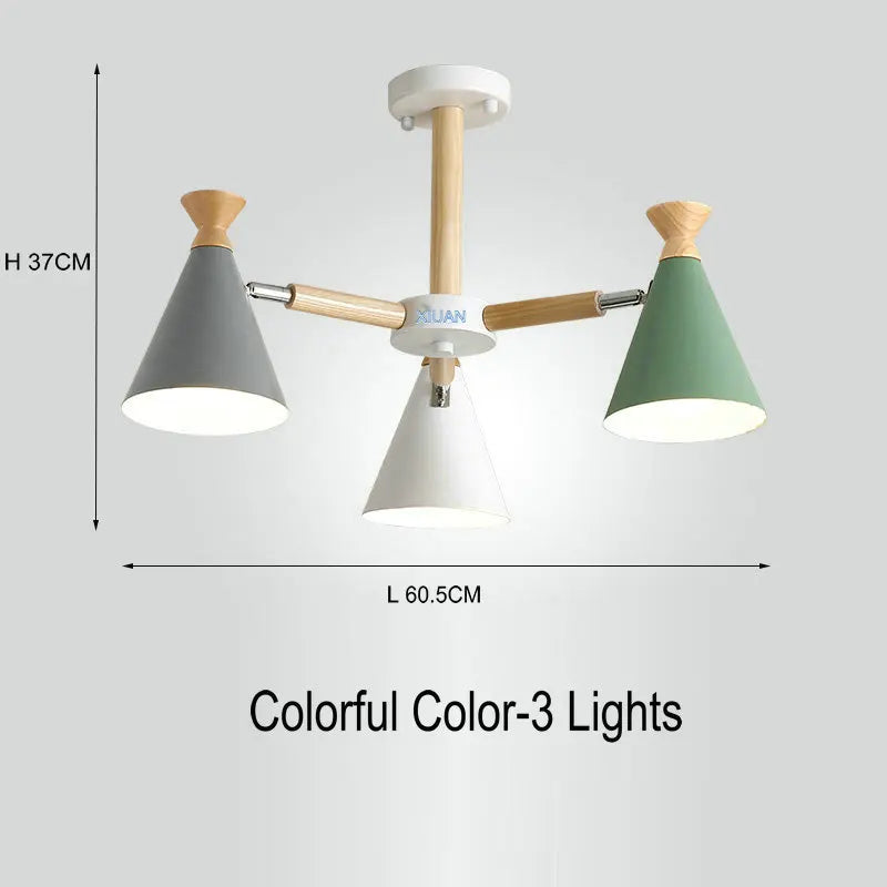suspension nordique en bois pour décoration intérieure - vue 24 sur 26