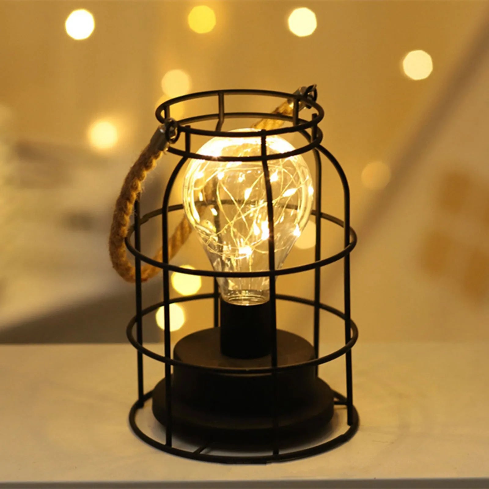 rétro-fer-forgé-lampe-table-bureau-lecture-veilleuse