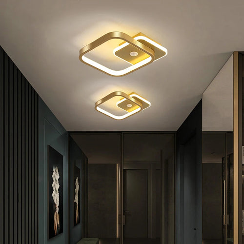 plafonnier led à induction avec capteur de mouvement pour intérieur - vue 4 sur 12