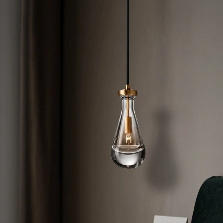 Suspension en cristal au design moderne et luxueux - vue 6 sur 6