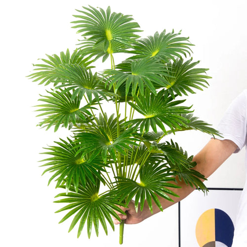 plantes artificielles tropicales grand faux arbre monstera en plastique - vue 11 sur 11