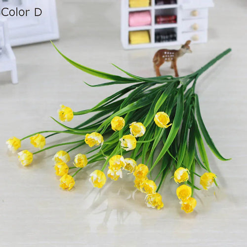 bouquet de mini tulipes artificielles pour décoration de printemps - vue 6 sur 11