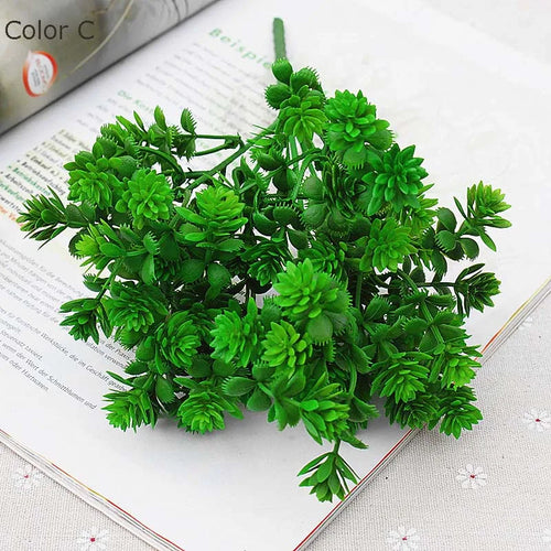28 têtes de plantes succulentes artificielles pour décoration mariage jardin - vue 9 sur 12
