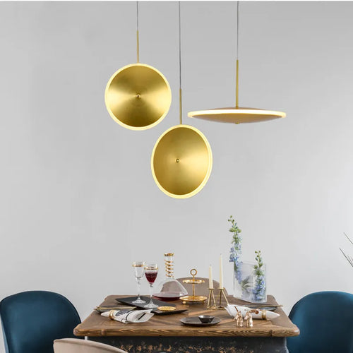 suspension led design nordique luxe métal linéaire pour intérieur - vue 4 sur 12