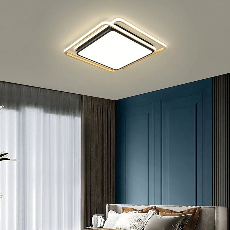 plafonnier moderne led pour décoration intérieure nordique - vue 4 sur 14