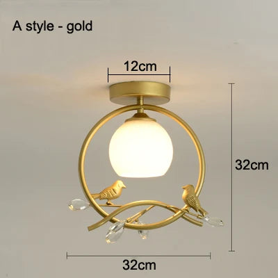 plafonnier moderne à leds pour hall d'entrée et balcon - vue 15 sur 20