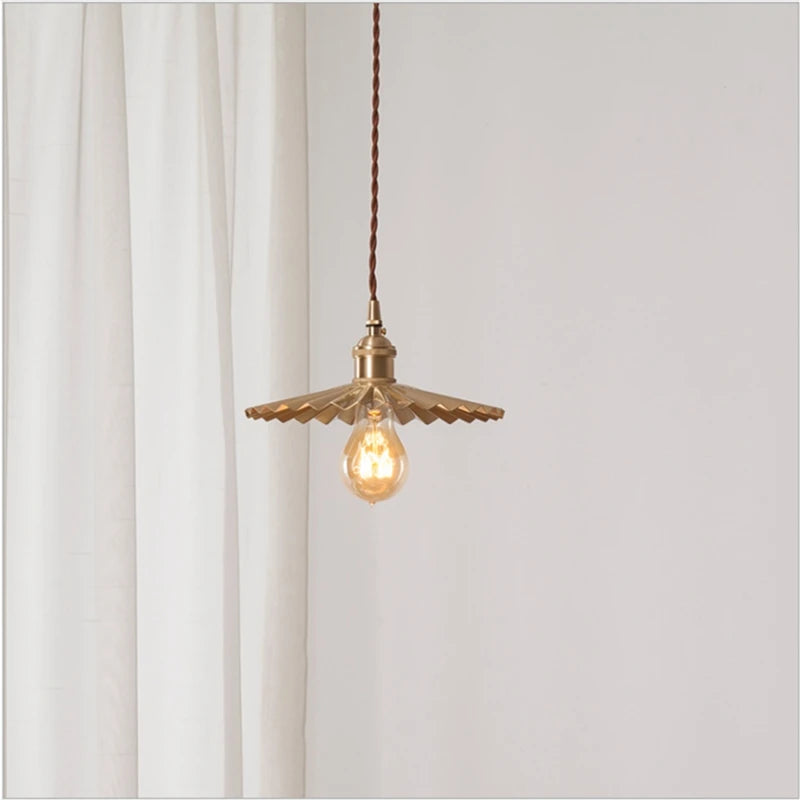 suspension design japonaise en laiton pour intérieur moderne - vue 4 sur 7