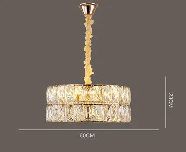 lustre en cristal design nordique pour intérieur élégant - vue 9 sur 12