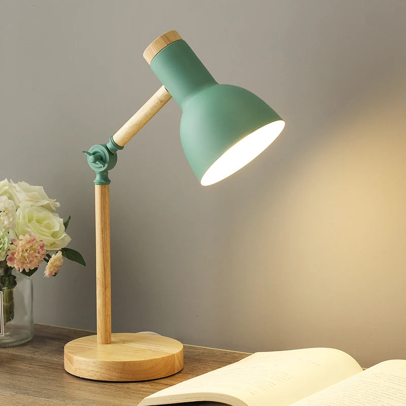 lampe de bureau nordique réglable pour lecture et protection des yeux