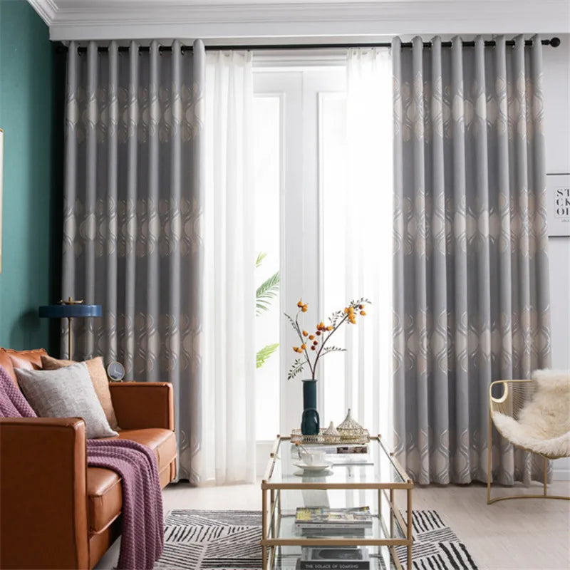 Rideau occultant floral moderne pour chambre ou salon