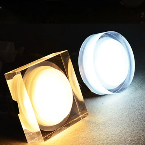 Spot LED en cristal encastré pour la décoration de la maison