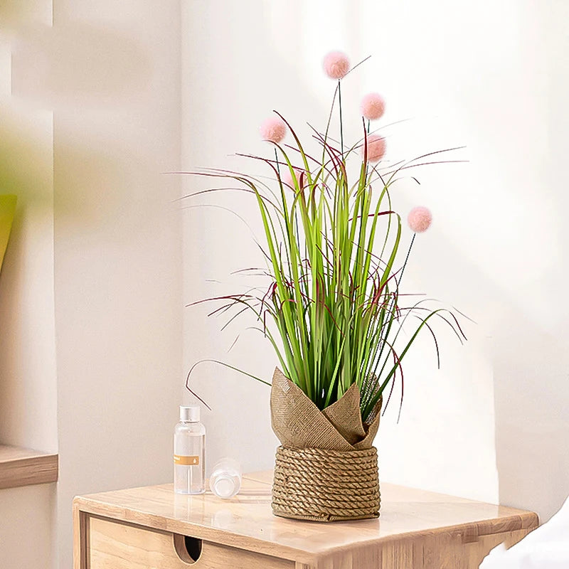 plante artificielle tropicale en pot pour décoration intérieure et festive - vue 7 sur 7