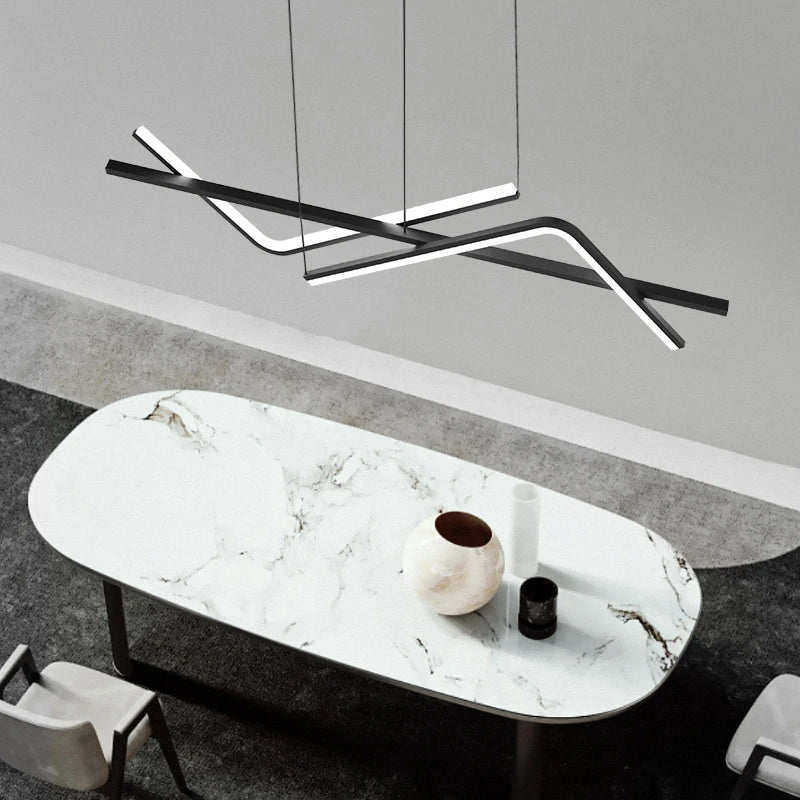 lustre led moderne pour restaurant hôtel café bureau