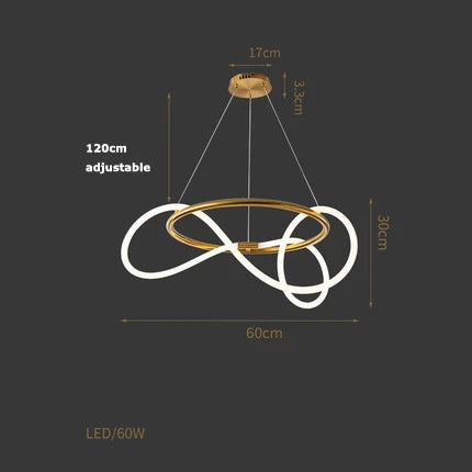 lampadaire led postmoderne notes musicales pour diverses pièces - vue 15 sur 21