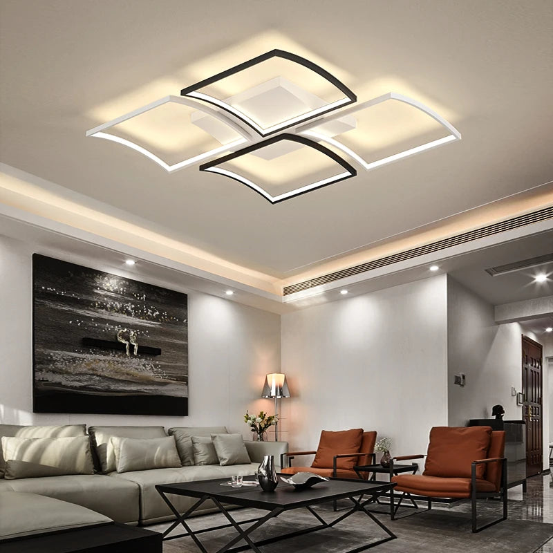 lustre led en aluminium pour intérieur et espaces commerciaux - vue 3 sur 9
