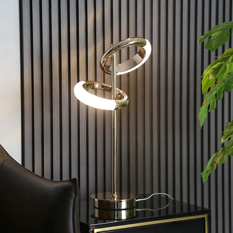 lampadaire led moderne en fer acrylique pour décoration intérieure - vue 5 sur 8