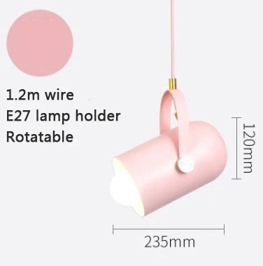 suspension minimaliste nordique avec angle réglable décoratif