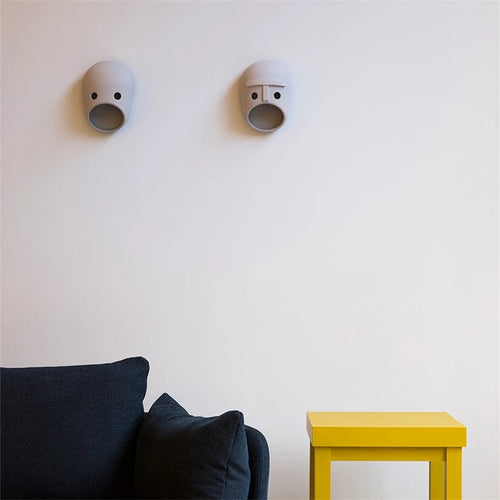 lampe de applique murale led moderne et créative en résine - vue 10 sur 11