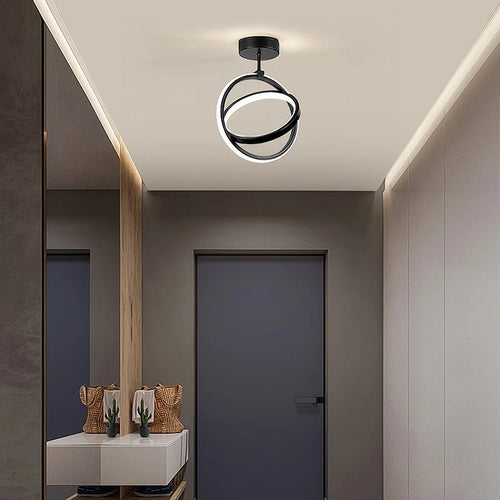 Suspension LED lumière moderne simple
