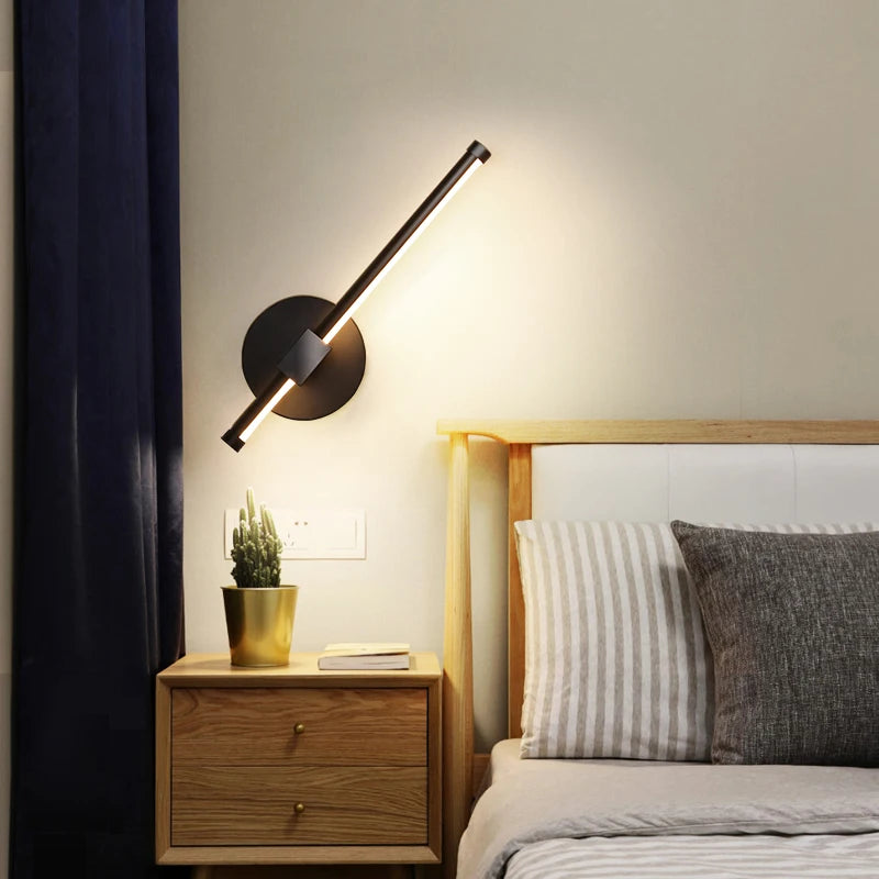 lampe de chevet moderne simple pour éclairage d'hôtel et télévision - vue 3 sur 10