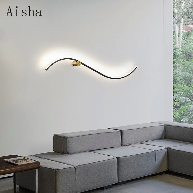 applique murale moderne et créative à led pour décoration intérieure - vue 3 sur 9